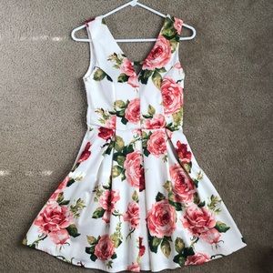 Papaya floral dress